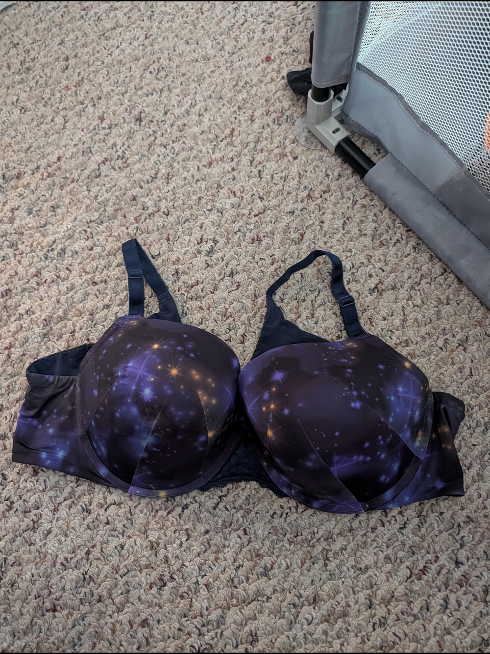 Torrid 44b Bra Galaxy Print Underwire Bra - Purple